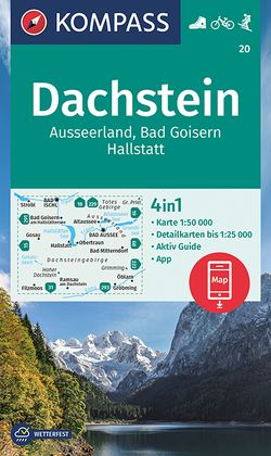 KOMPASS Wanderkarte 20 Dachstein, Ausseerland, Bad Goisern, Hallstatt 1:50.000 von KOMPASS-Karten GmbH