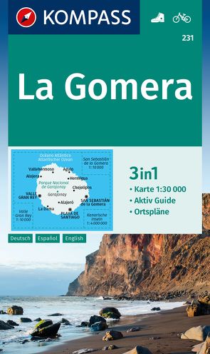 KOMPASS Wanderkarte 231 La Gomera 1:30.000