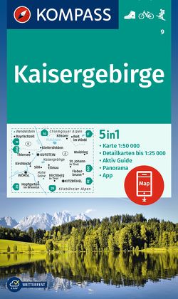 KOMPASS Wanderkarte 9 Kaisergebirge 1:50.000 von KOMPASS-Karten GmbH