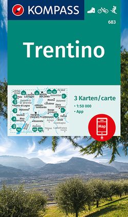 KOMPASS Wanderkarte Trentino von KOMPASS-Karten GmbH