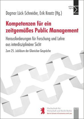 Kompetenzen für zeitgemäßes Public Management von Kraatz,  Erik, Lück-Schneider,  Dagmar