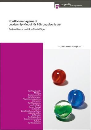 Konfliktmanagement von Meyer,  Gerhard, Züger Conrad,  Rita-Maria
