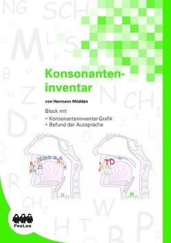 Konsonanteninventar: Grafik und Befundbogen von Mödden,  Hermann