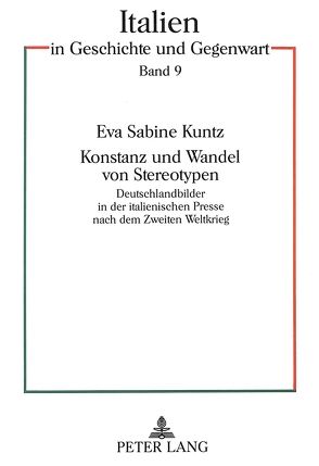 Konstanz und Wandel von Stereotypen von Kuntz,  Eva Sabine