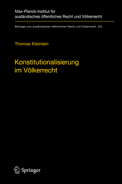 Konstitutionalisierung im Völkerrecht von Kleinlein,  Thomas