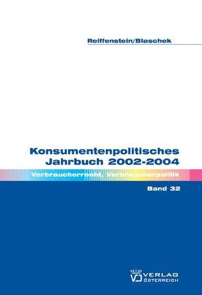 Konsumentenpolitisches Jahrbuch von Blaschek,  Beate, Mayer,  Gottfried, Reiffenstein,  Maria