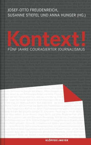 Kontext! von Freudenreich,  Josef-Otto, Hunger,  Anna, Stiefel,  Susanne