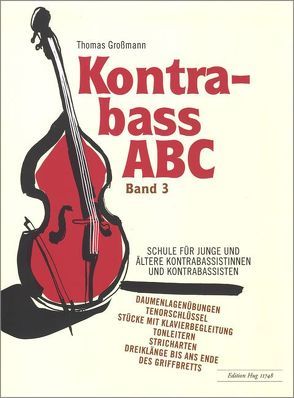Kontrabass ABC 3 Schule von Grossmann,  Thomas