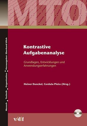 Kontrastive Aufgabenanalyse von Dunckel,  Heiner, Pleiss,  Cordula, Ulich,  Eberhard
