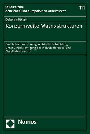 Konzernweite Matrixstrukturen von Hölken,  Deborah