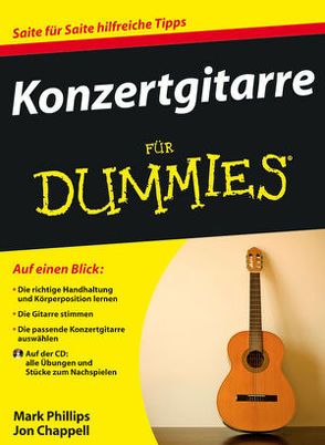 Konzertgitarre für Dummies von Phillips,  Mark, Winkelmann,  Alfons