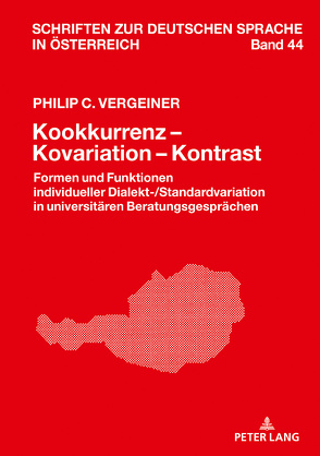 Kookkurrenz – Kovariation – Kontrast von Vergeiner,  Philip C.