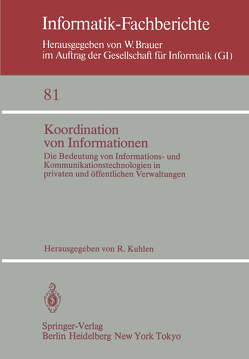 Koordination von Informationen von Kuhlen,  R.