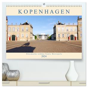 Kopenhagen. Dänemarks schöne bunte Metropole (hochwertiger Premium Wandkalender 2024 DIN A2 quer), Kunstdruck in Hochglanz von M. Laube,  Lucy
