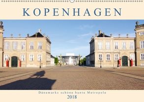 Kopenhagen. Dänemarks schöne bunte Metropole (Wandkalender 2018 DIN A2 quer) von M. Laube,  Lucy