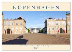 Kopenhagen. Dänemarks schöne bunte Metropole (Wandkalender 2024 DIN A2 quer), CALVENDO Monatskalender von M. Laube,  Lucy