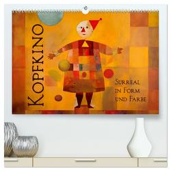 Kopfkino – Surreal in Form und Farbe (hochwertiger Premium Wandkalender 2024 DIN A2 quer), Kunstdruck in Hochglanz von Krätschmer,  Erich