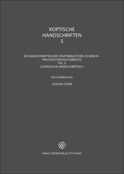 Koptische Handschriften von Störk,  Lothar