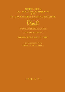 Koptisches Sammelbuch / Koptisches Sammelbuch IV von Hasitzka,  Monika R. M.