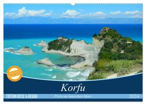 Korfu, Perle im Ionischen Meer (Wandkalender 2024 DIN A2 quer), CALVENDO Monatskalender von Vogel,  Carmen