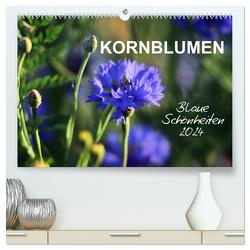Kornblumen – Blaue Schönheiten (hochwertiger Premium Wandkalender 2024 DIN A2 quer), Kunstdruck in Hochglanz von Löwer,  Sabine