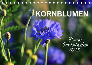 Kornblumen – Blaue Schönheiten (Tischkalender 2023 DIN A5 quer) von Löwer,  Sabine