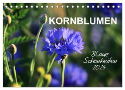 Kornblumen – Blaue Schönheiten (Tischkalender 2024 DIN A5 quer), CALVENDO Monatskalender von Löwer,  Sabine