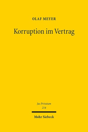 Korruption im Vertrag von Meyer,  Olaf