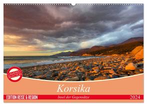 Korsika – Insel der Gegensätze (Wandkalender 2024 DIN A2 quer), CALVENDO Monatskalender von Schmidt,  Ralf