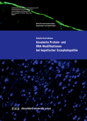 Kovalente Protein- und RNA-Modifikationen bei hepatischer Enzephalopathie von Qvartskhava,  Natalia