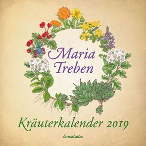 Kräuterkalender 2019 von Treben,  Maria