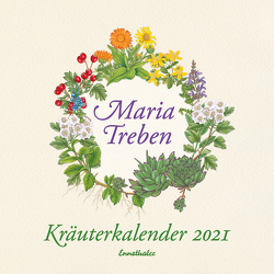 Kräuterkalender 2021 von Treben,  Maria