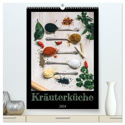Kräuterküche – Pikante Stilleben aus der Gewürzküche (hochwertiger Premium Wandkalender 2024 DIN A2 hoch), Kunstdruck in Hochglanz von Designs Publishing,  Millennial