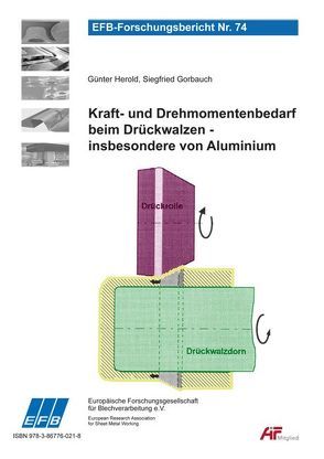 Kraft- und Drehmomentenbedarf beim Drückwalzen, insbesondere von Aluminium von Gorbauch,  Siegfried, Herold,  Günter