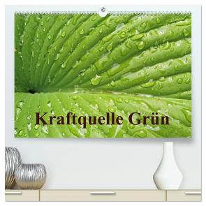Kraftquelle Grün (hochwertiger Premium Wandkalender 2024 DIN A2 quer), Kunstdruck in Hochglanz von Andersen,  Ilona