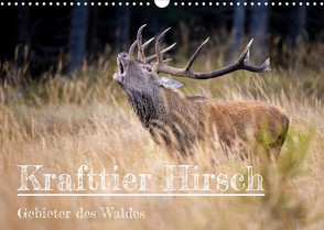 Krafttier Hirsch (Wandkalender 2022 DIN A3 quer) von Johann,  Schörkhuber