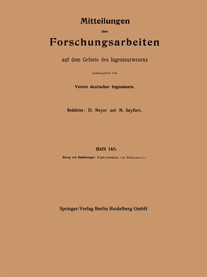 Kraftverbrauch von Fördermitteln von Hanffstengel,  Georg von