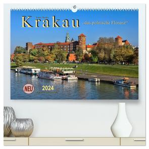 Krakau – das polnische Florenz (hochwertiger Premium Wandkalender 2024 DIN A2 quer), Kunstdruck in Hochglanz von Roder,  Peter
