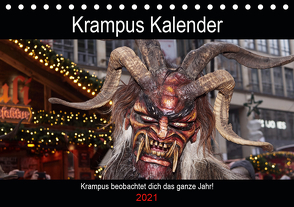 Krampus Kalender 2021 (Tischkalender 2021 DIN A5 quer) von Müller,  Christian