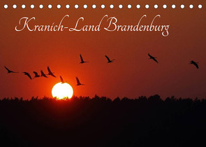 Kranich-Land Brandenburg (Tischkalender 2023 DIN A5 quer) von Konieczka,  Klaus