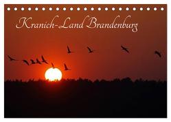 Kranich-Land Brandenburg (Tischkalender 2024 DIN A5 quer), CALVENDO Monatskalender von Konieczka,  Klaus