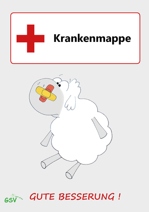 GSV Krankenmappe für die Grundschule Edgar, das Schaf – grau von Foerster,  Tamara
