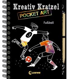 Kreativ-Kratzel Pocket Art: Fußball von Greune,  Mascha
