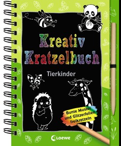 Kreativ-Kratzelbuch: Tierkinder von Glökler,  Angela