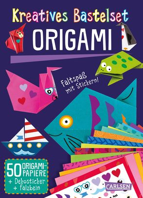 Kreatives Bastelset: Origami: Set mit 50 Faltbögen, Anleitungsbuch und Falzhilfe von Poitier,  Anton, Potter,  Ben