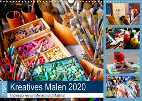 Kreatives Malen 2020. Impressionen von Mensch und Material (Wandkalender 2020 DIN A3 quer) von Lehmann (Hrsg.),  Steffani