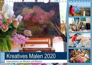 Kreatives Malen 2020. Impressionen von Mensch und Material (Wandkalender 2020 DIN A4 quer) von Lehmann (Hrsg.),  Steffani