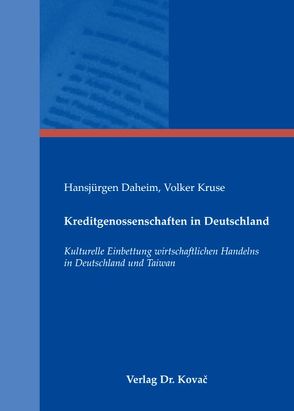 Kreditgenossenschaften in Deutschland von Daheim,  Hansjürgen, Kruse,  Volker