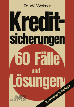 Kreditsicherungen von Weimar,  Wilhelm