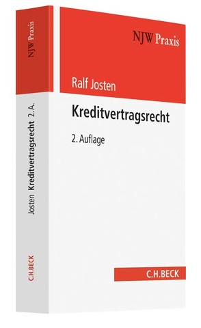 Kreditvertragsrecht von Josten,  Ralf